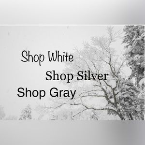 White Silver Gray Rack Divider